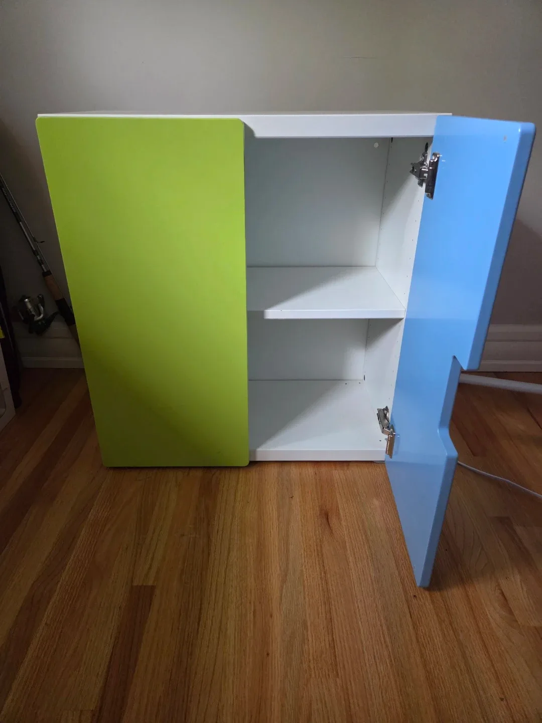 Kids Cabinet with Green and Blue Doors - photo 2