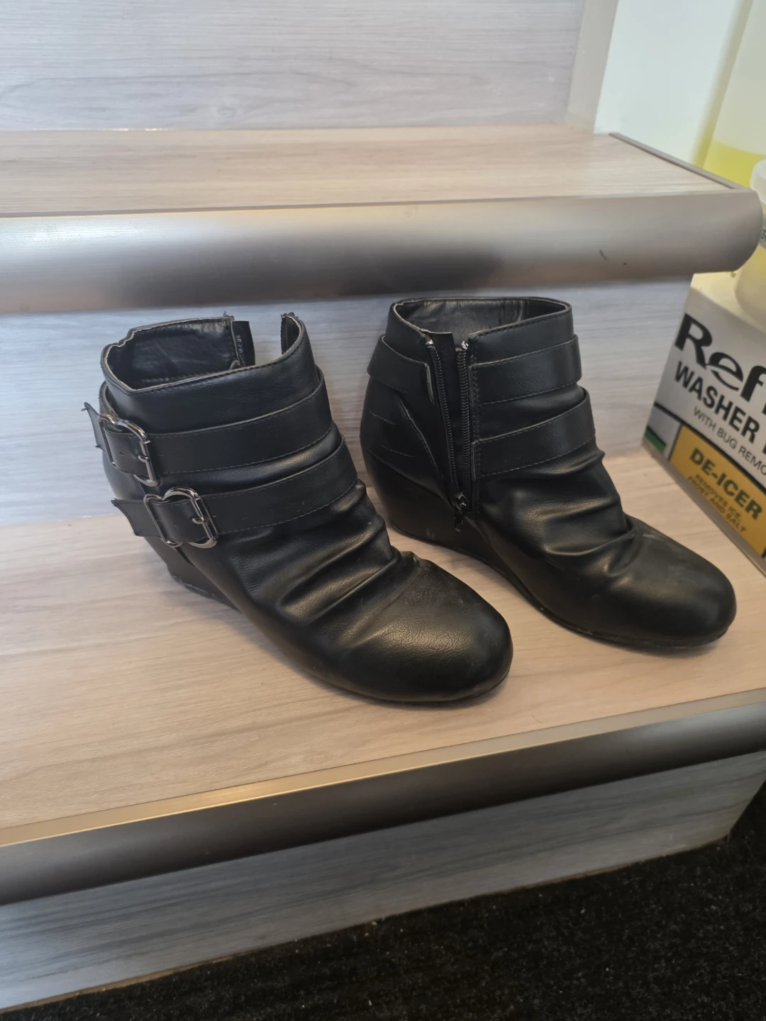 Ardene Black Boots (read description carefully)