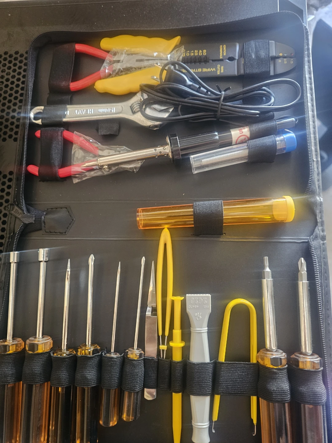 Black Leather Tool Kit
