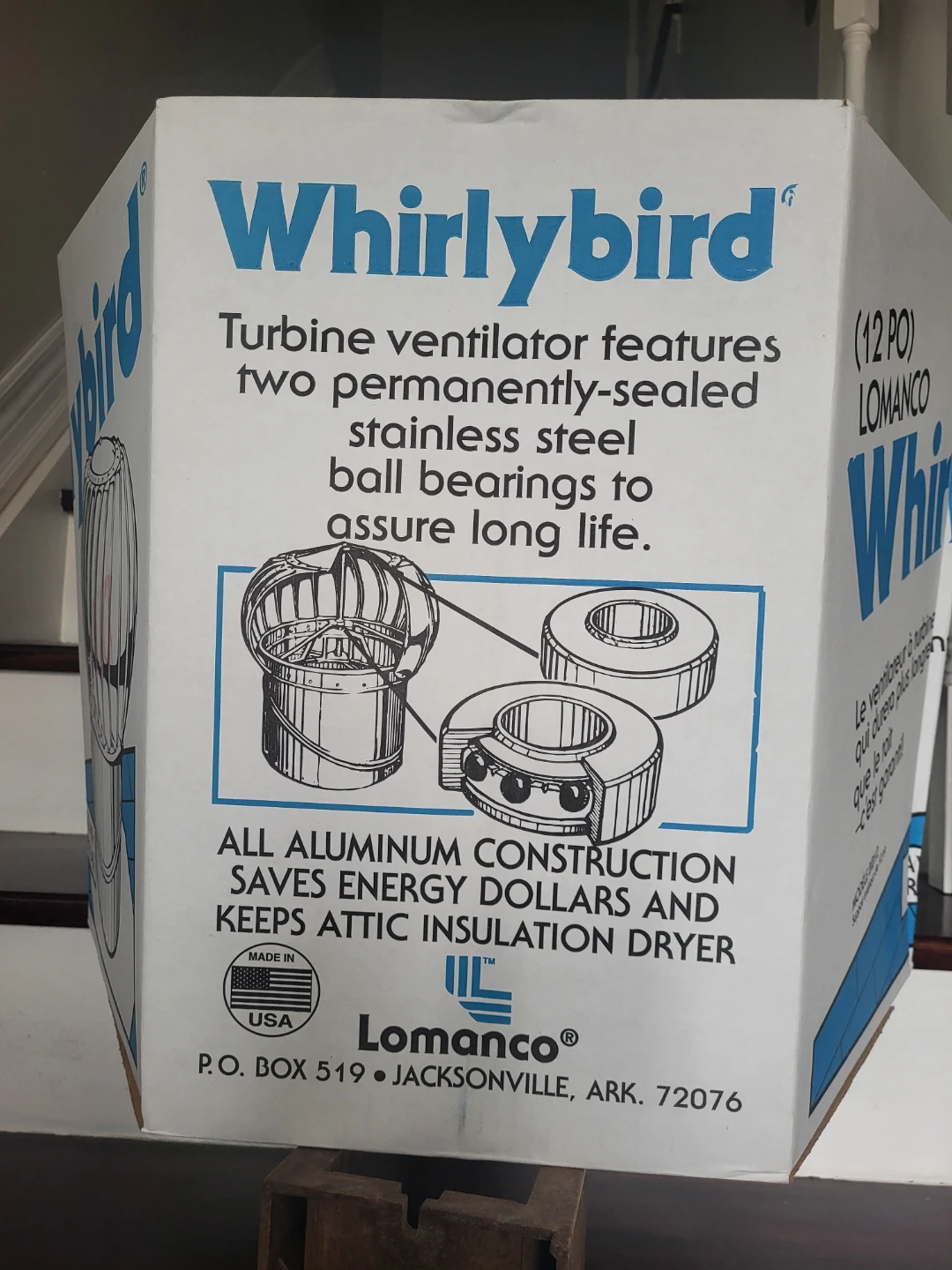 12" Lomanco Whirlybird Turbine Ventilator - photo 2