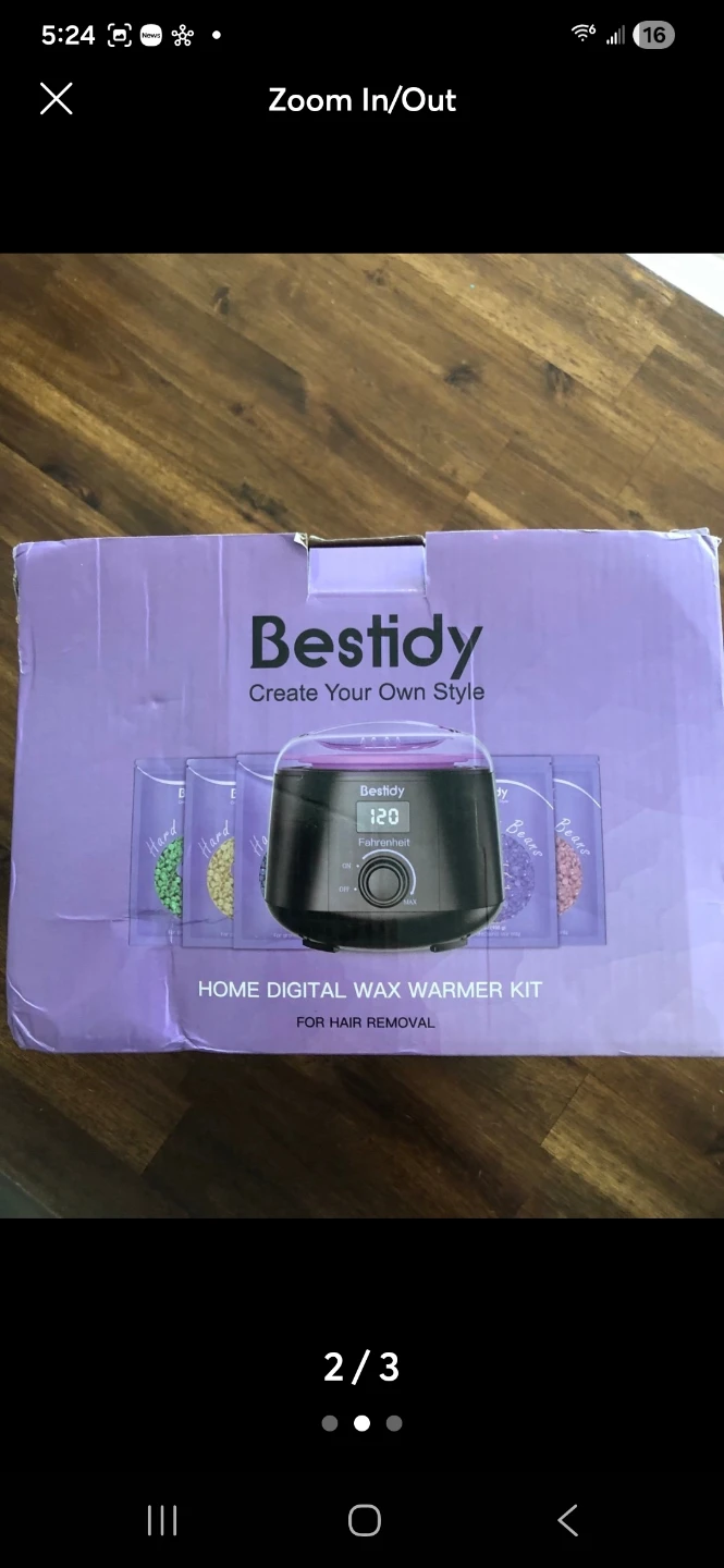 Bestidy Home Digital Wax Warmer Kit for Hair Removal ⚽ - photo 2