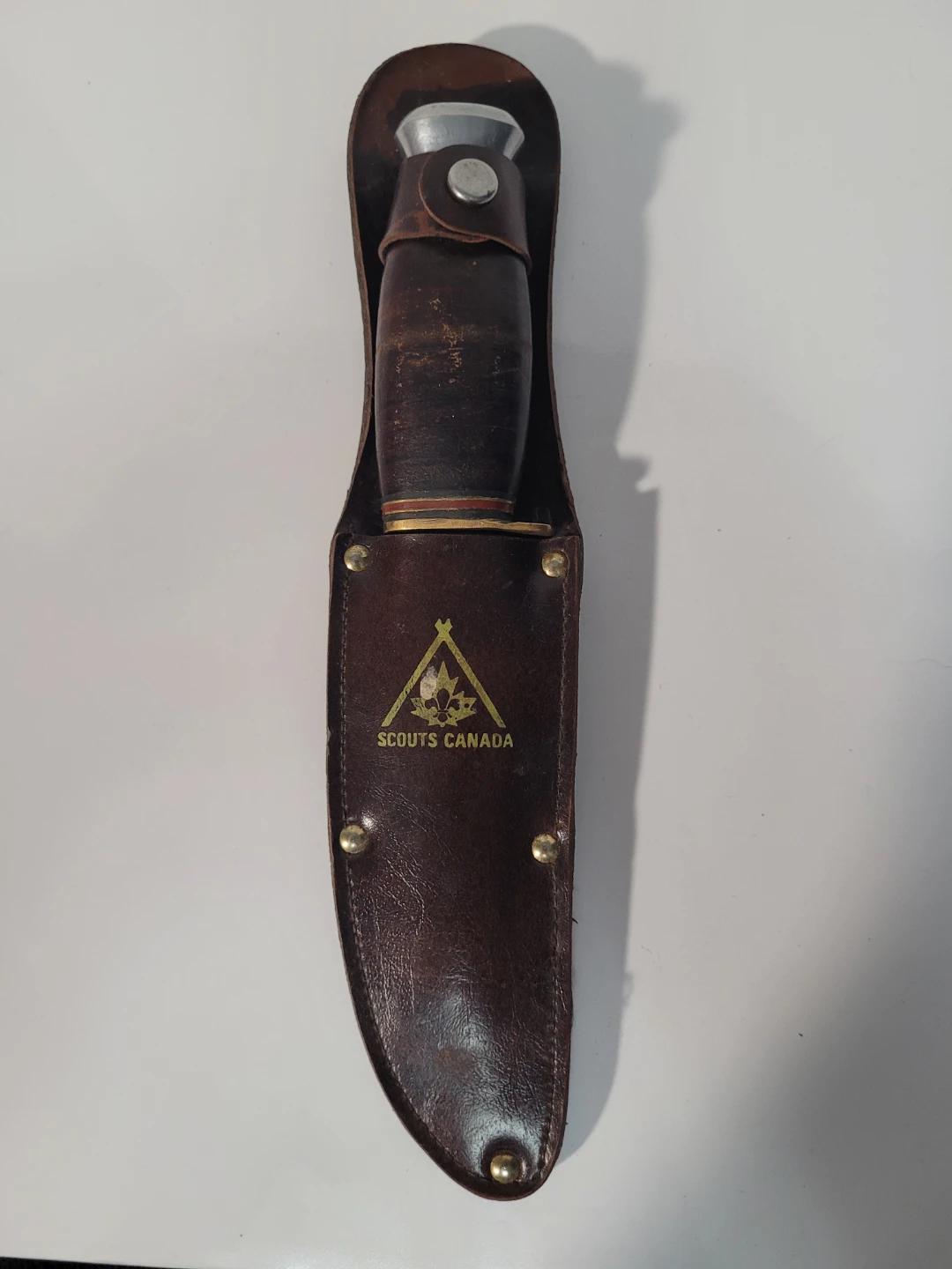Scouts Canada Fixed Blade Knife with Sheath