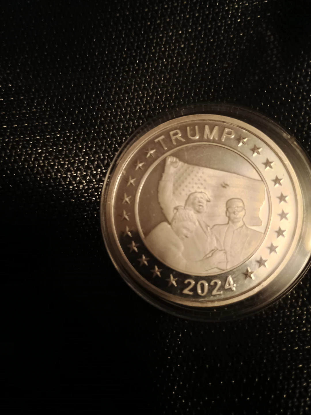 Trump 2024 One Troy Ounce .999 Fine Silver Coin - photo 4