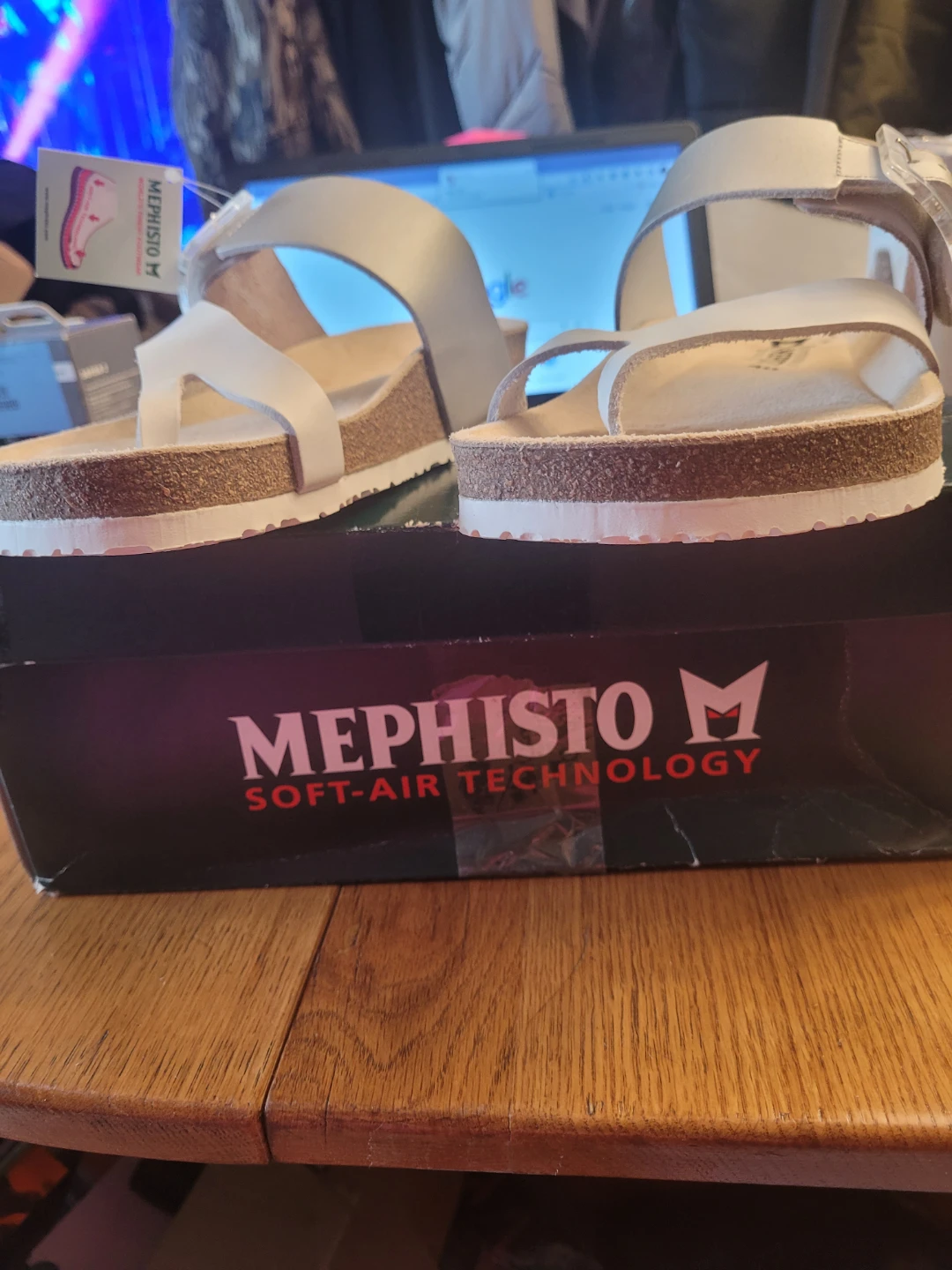 Mephisto White and Silver Sandals - photo 3