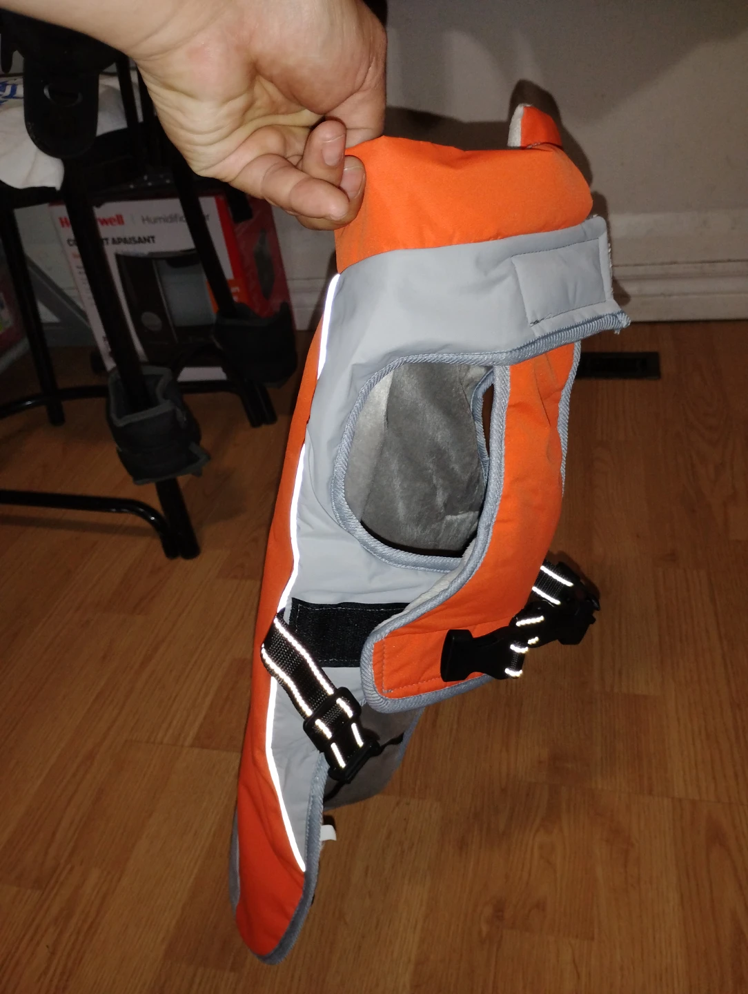 Dog Winter Coat (reflective stripes for safety) - photo 2