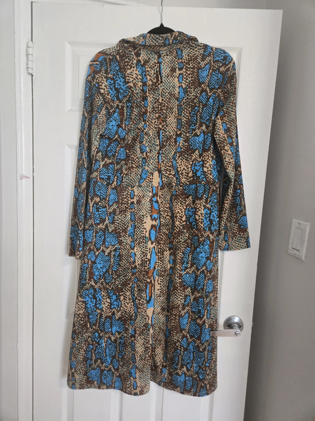 Zara Trafaluc Snake Print Shirt Dress - Size M - photo 2