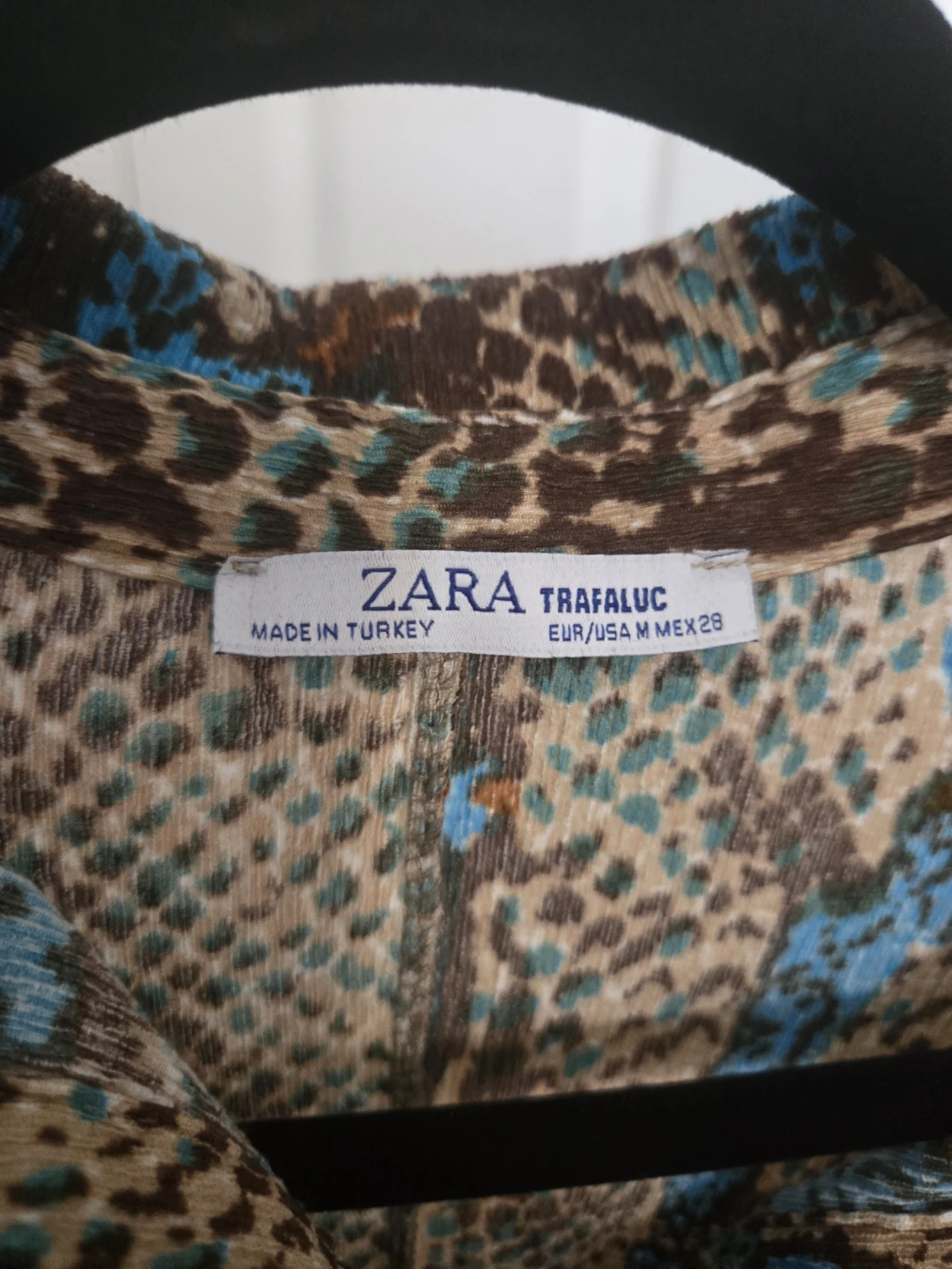 Zara Trafaluc Snake Print Shirt Dress - Size M - photo 3