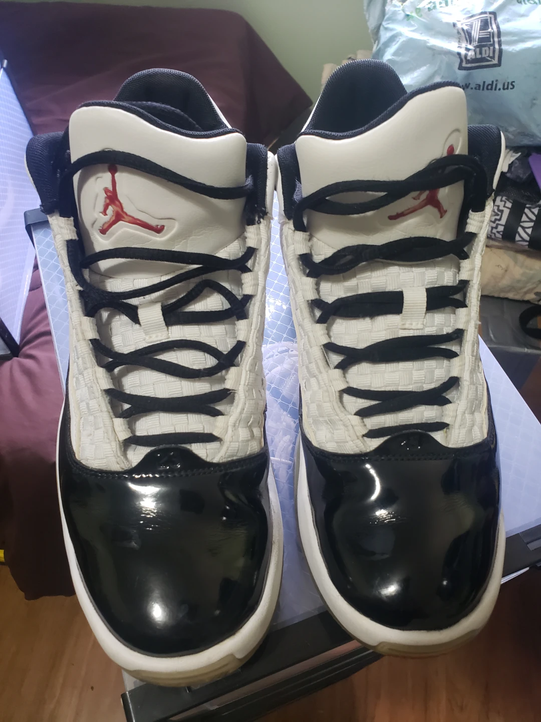 Jordan 11 Retro Low Black White Men's Shoes