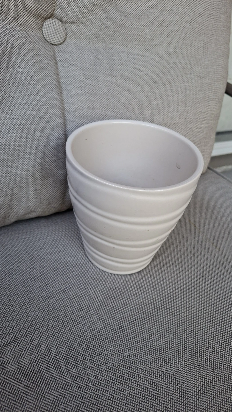 White Ceramic Planter Pot