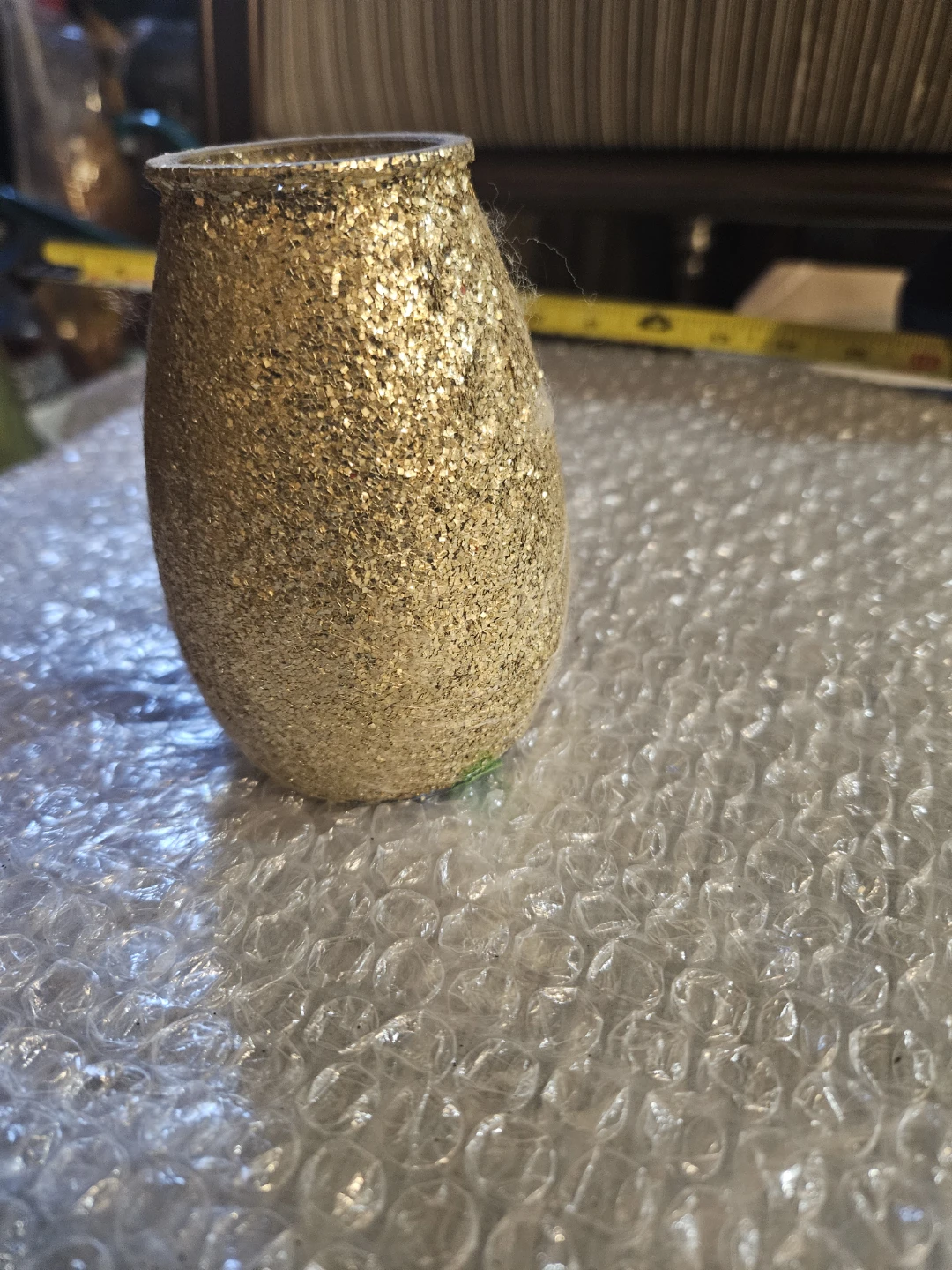 Gold Glitter Vase - photo 3