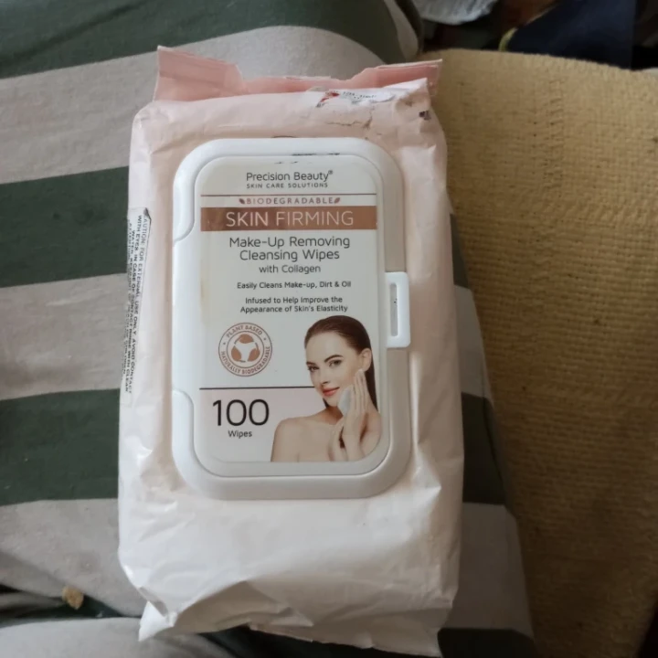 Precision Beauty Skin Firming Make-Up Removing Wipes (100 Count)