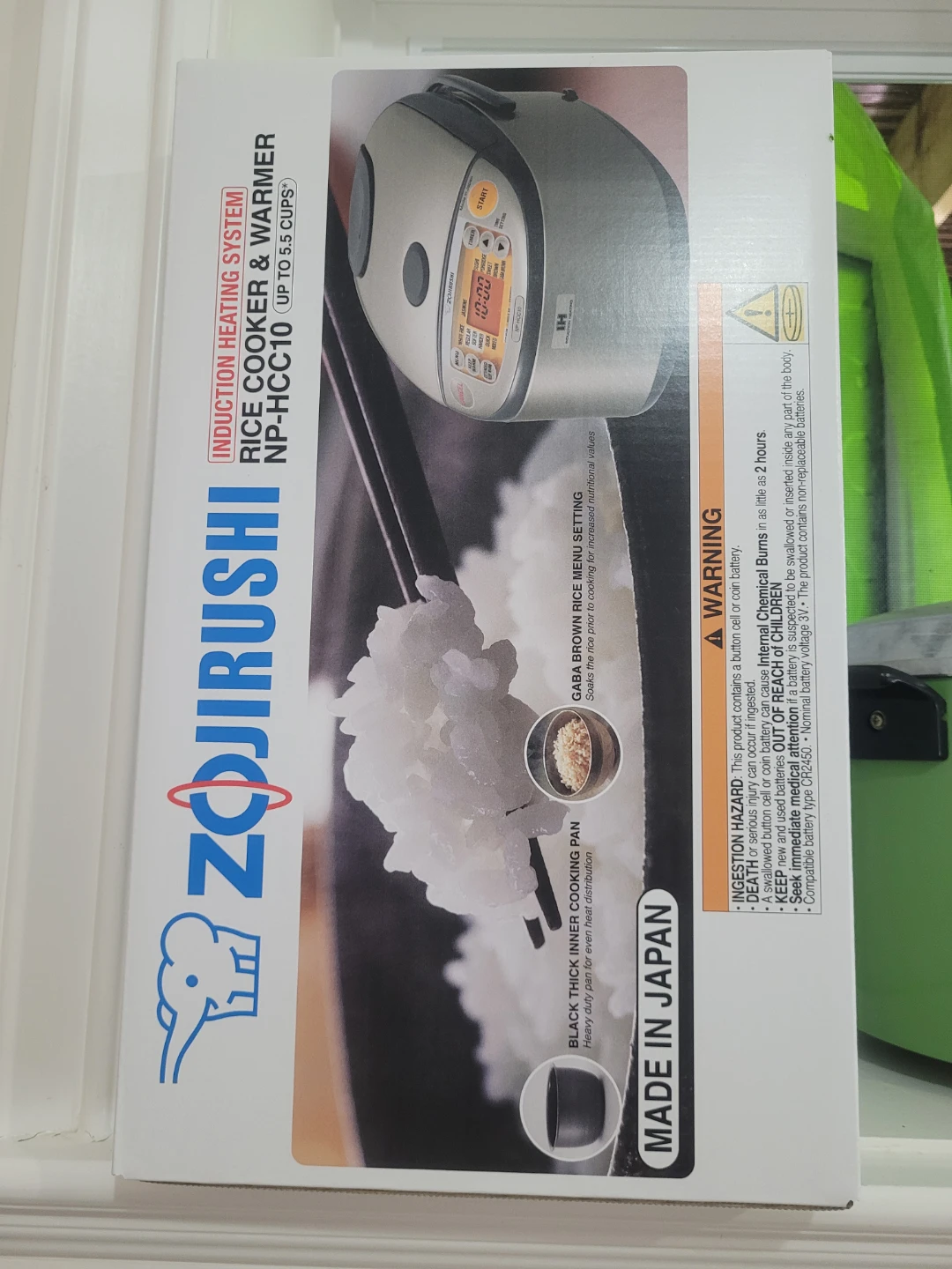 Brand new Zojirushi NP-HCC10 Rice Cooker