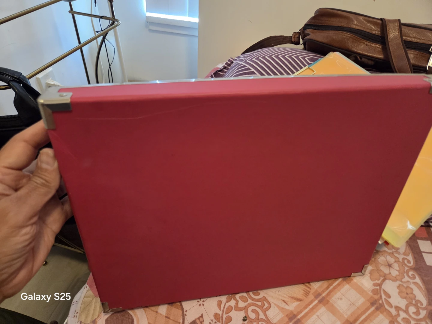 Red Metal Document Box - photo 3