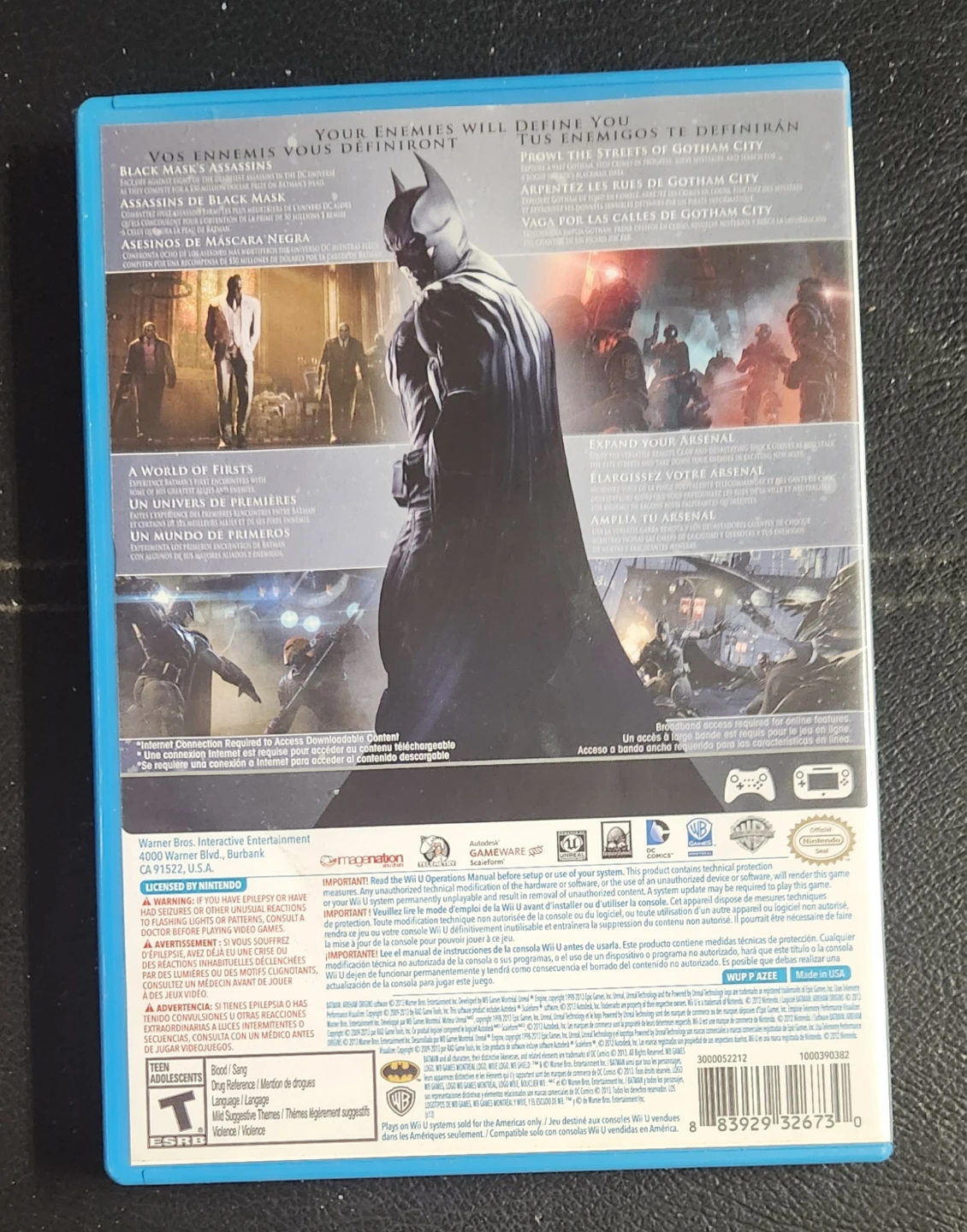 Batman: Arkham Origins - Nintendo Wii U ⚽️ - photo 3