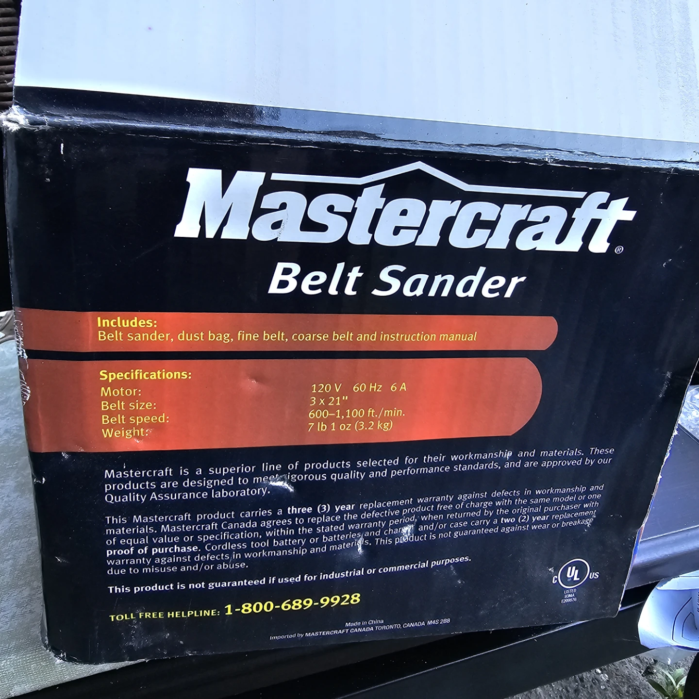 Mastercraft Belt Sander - photo 4