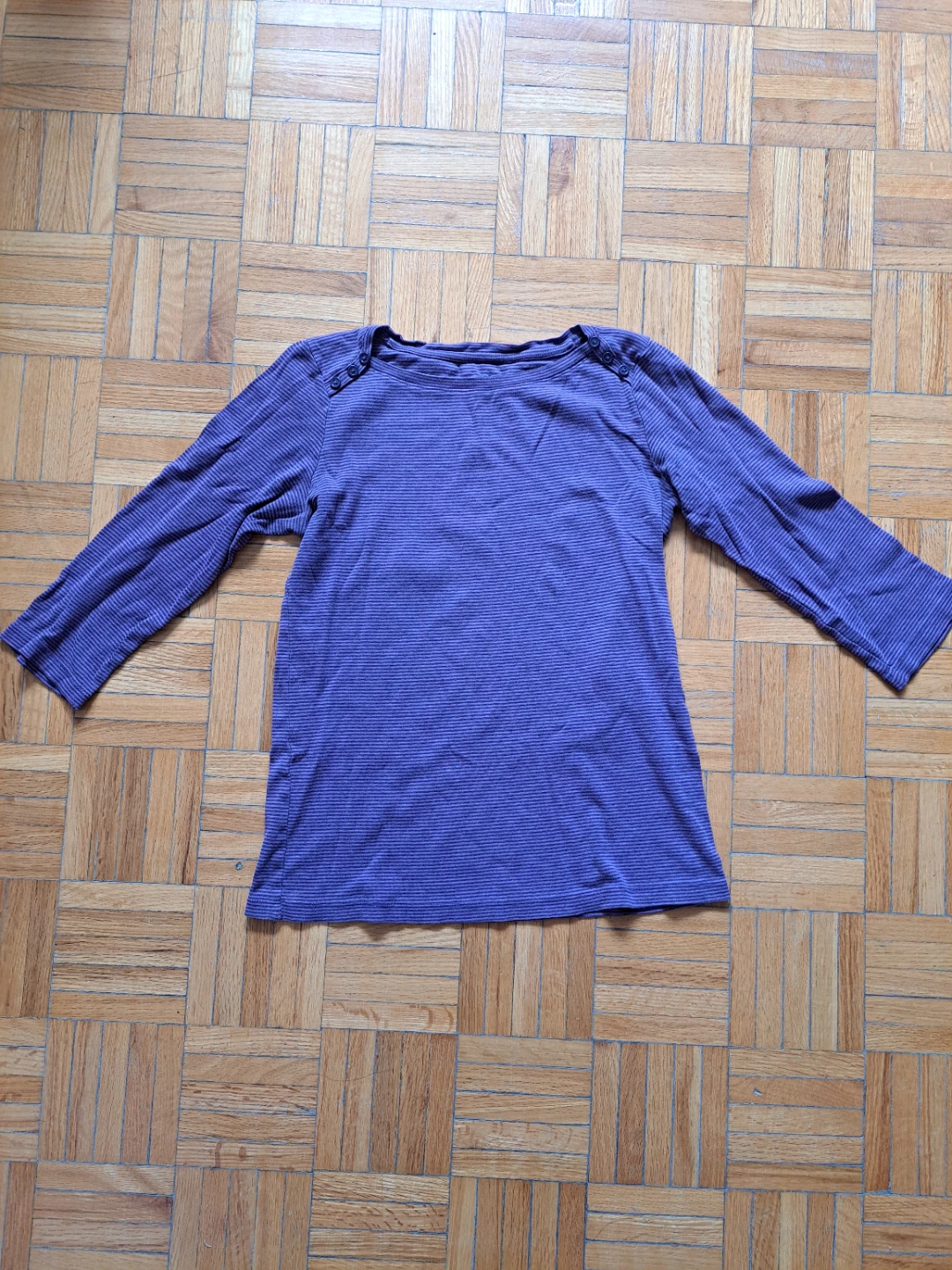 🎀Purple Striped Long Sleeve Shirt🎀⚽️