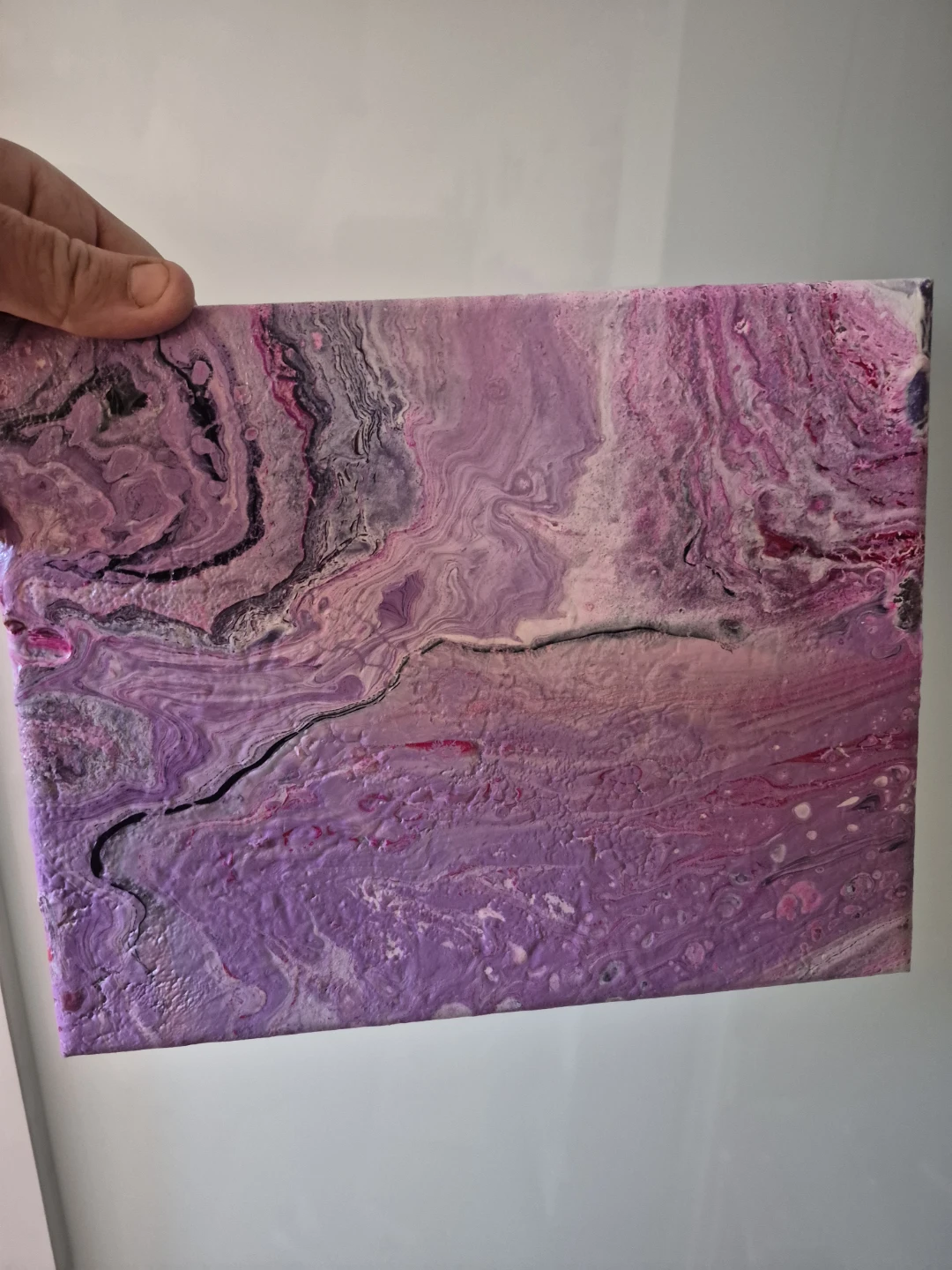 Abstract Acrylic Pour Painting