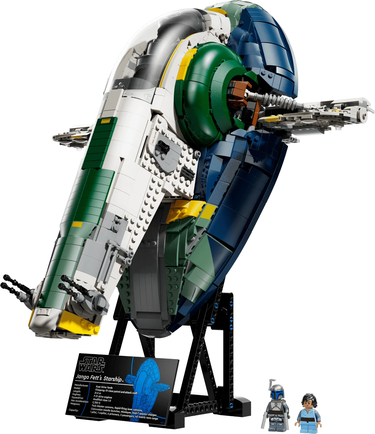 75409 Jango Fett's Firespray-Class Starship 2970pcs replica