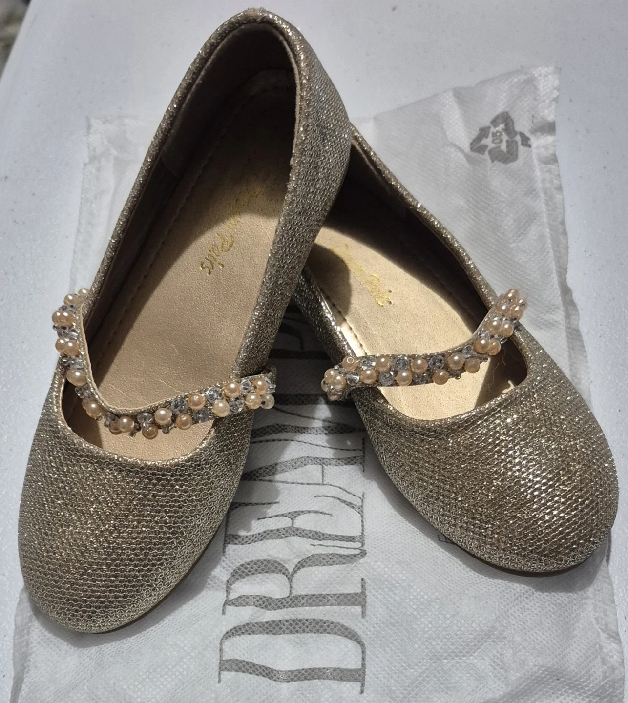 Dream Pairs Girls Glitter Mary Jane Shoes