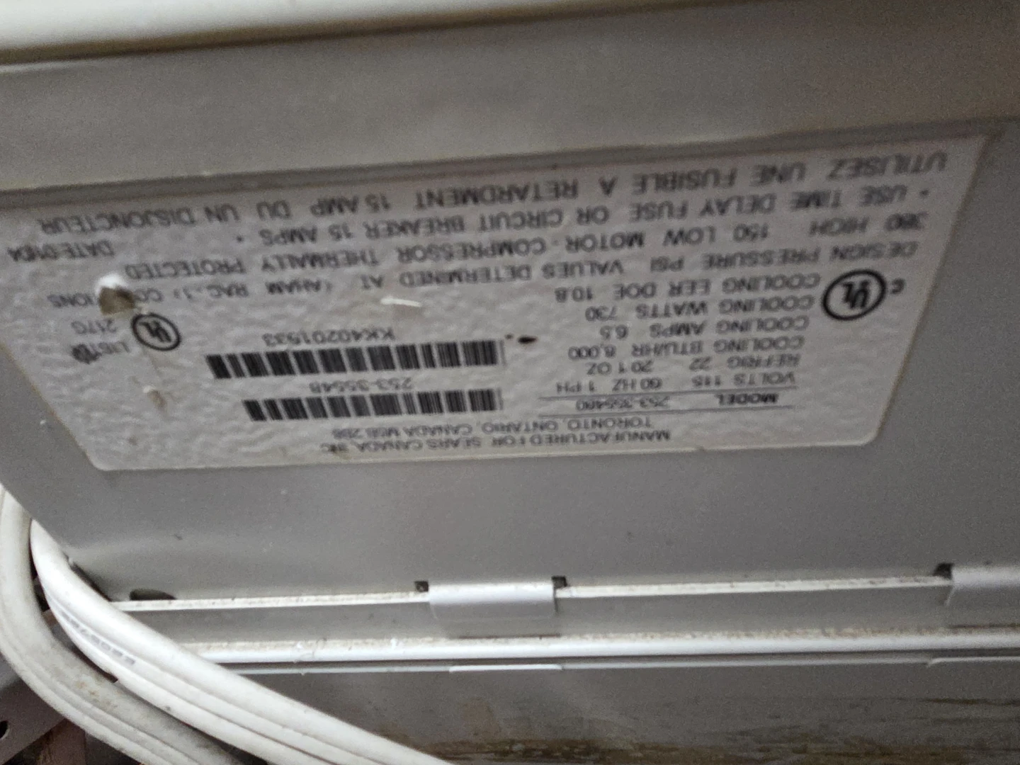 Kenmore Window Air Conditioner 8000BTU - photo 2