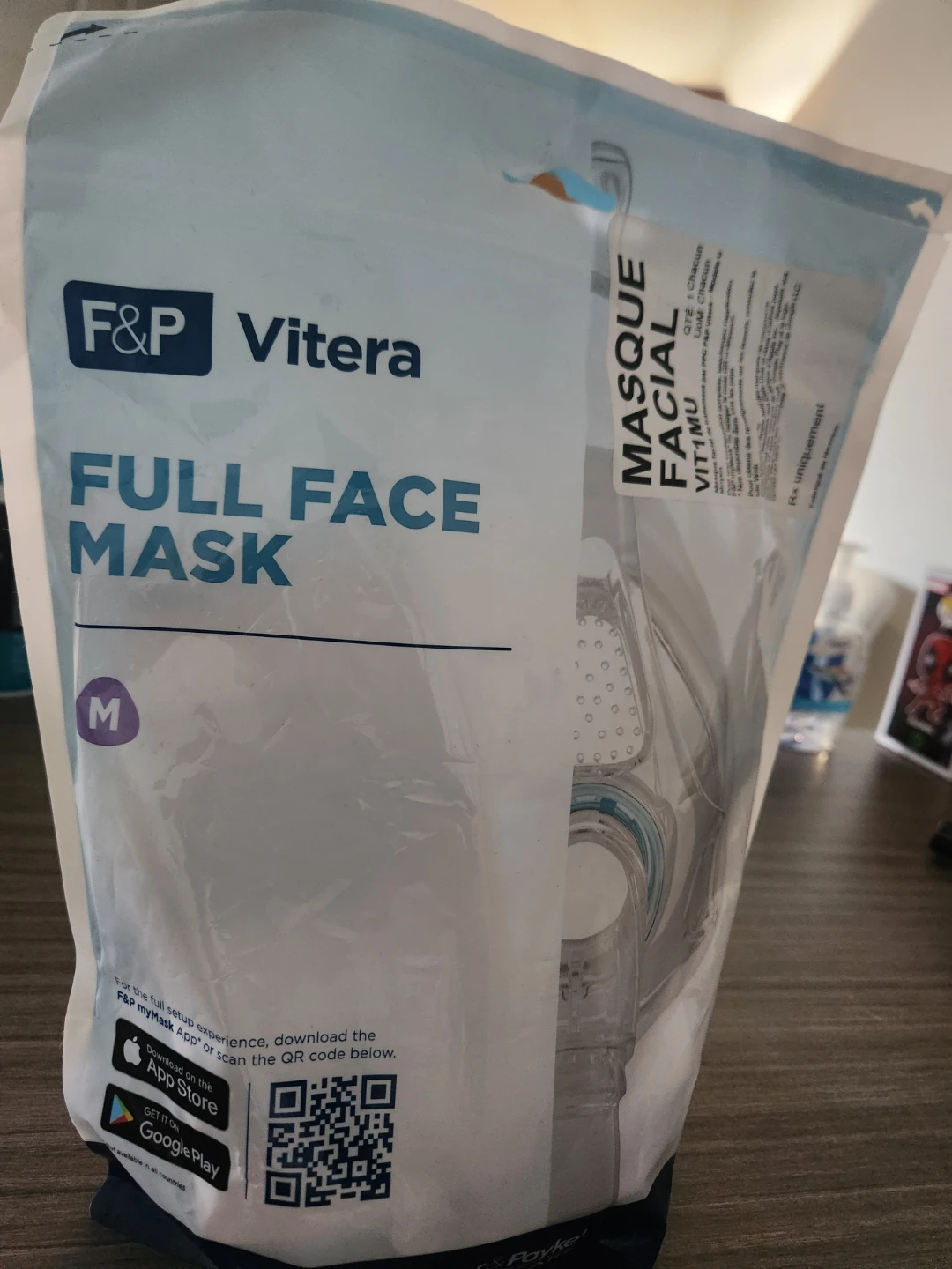 F&P Vitera Full Face Mask - Medium