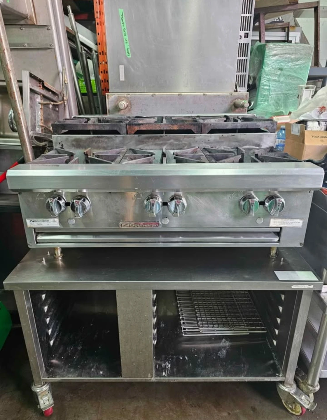 Commercial 6-Burner Stove