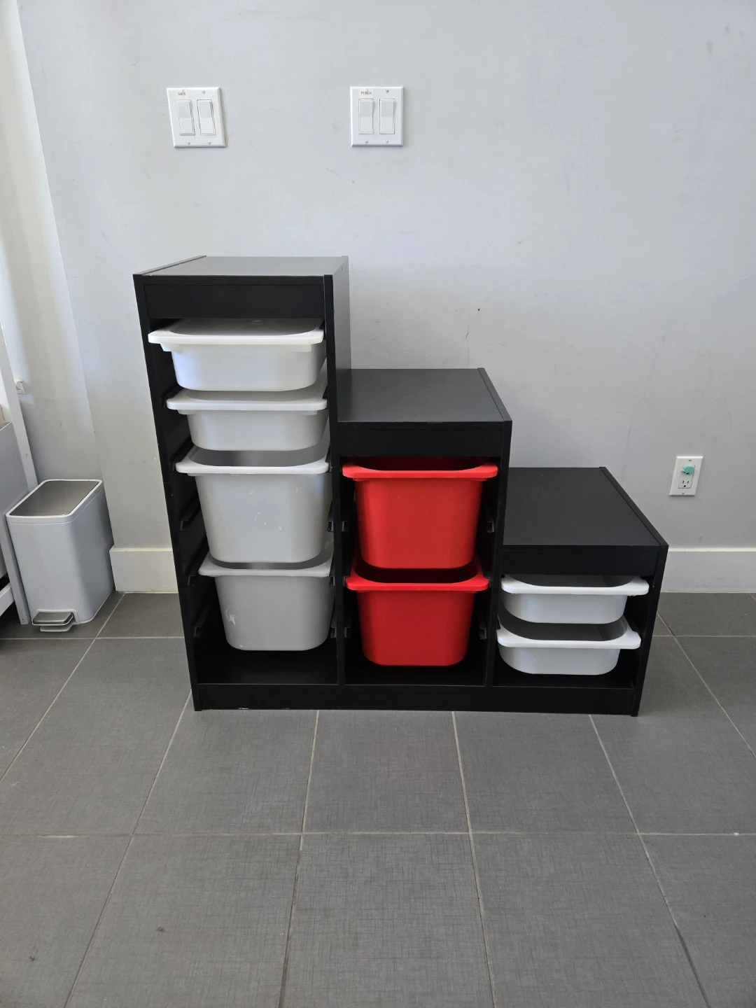Ikea trofast storage unit with full Set of bins - photo 2