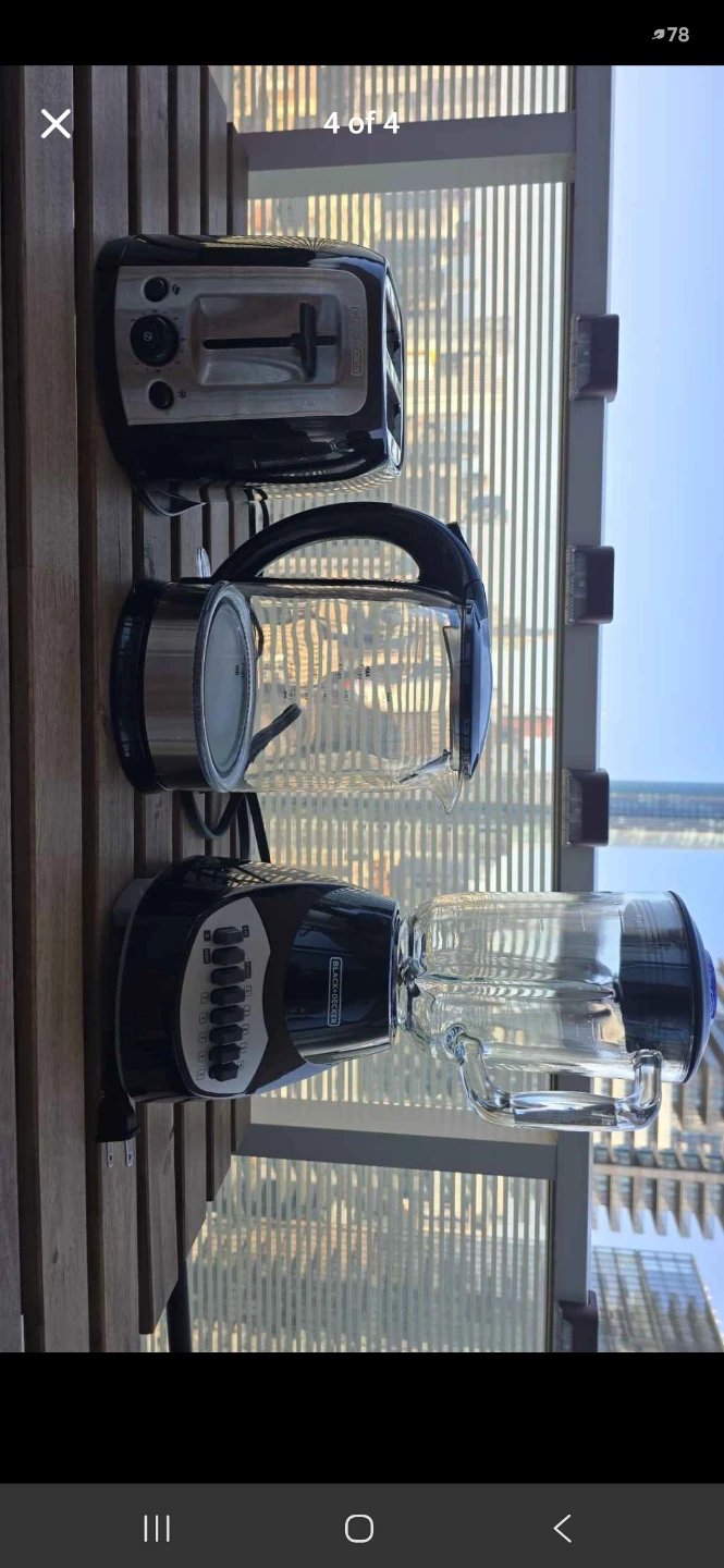 Black+Decker Blender, Toaster & Kettle Set