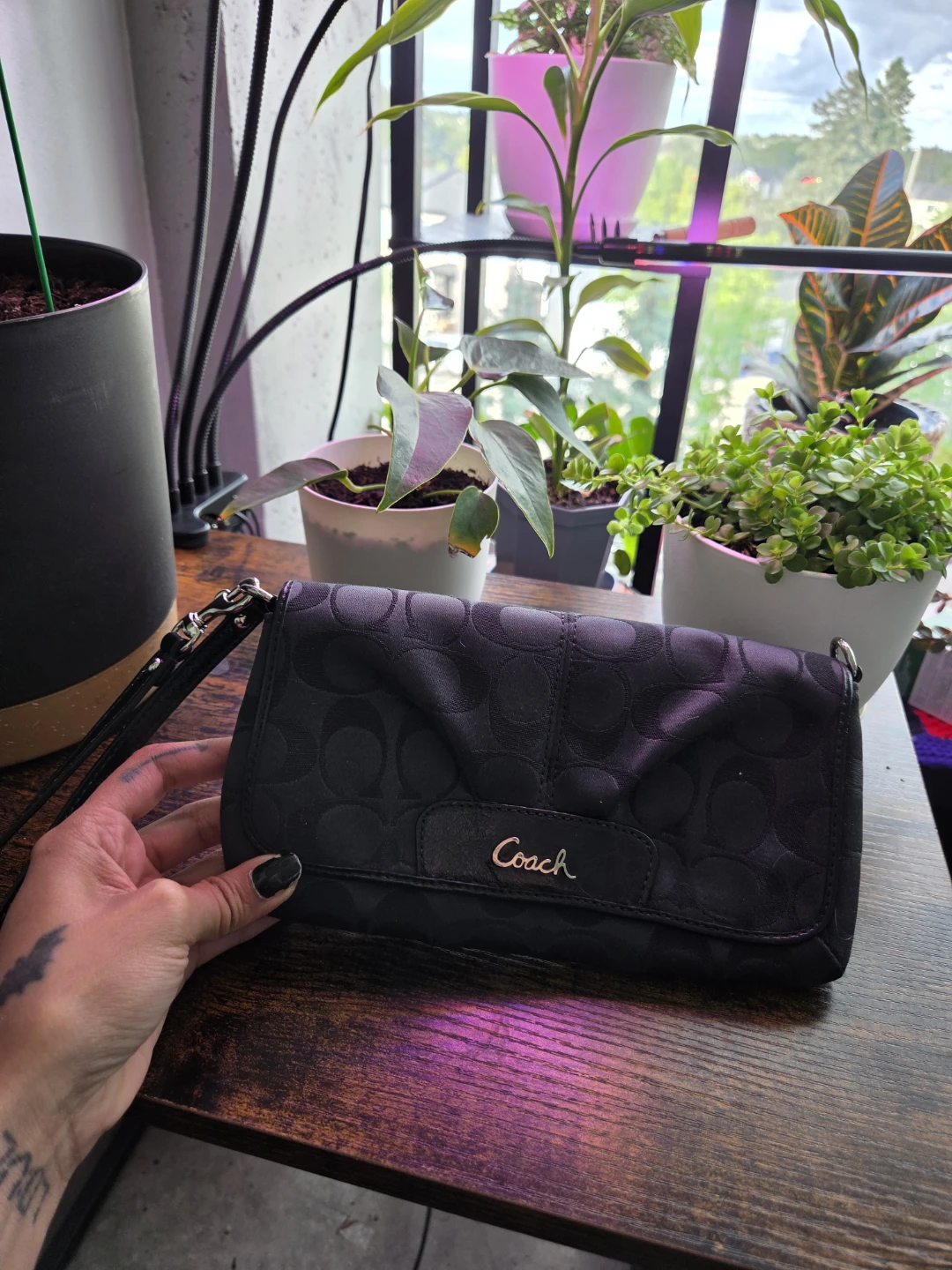 Vintage Coach Wristlet