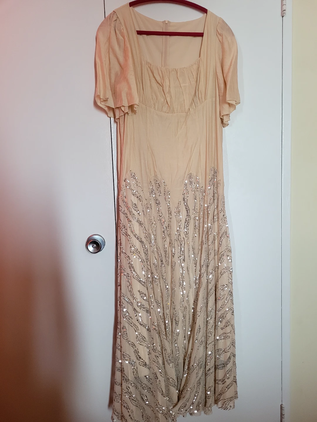 Sparkly Beaded Evening Gown size 10