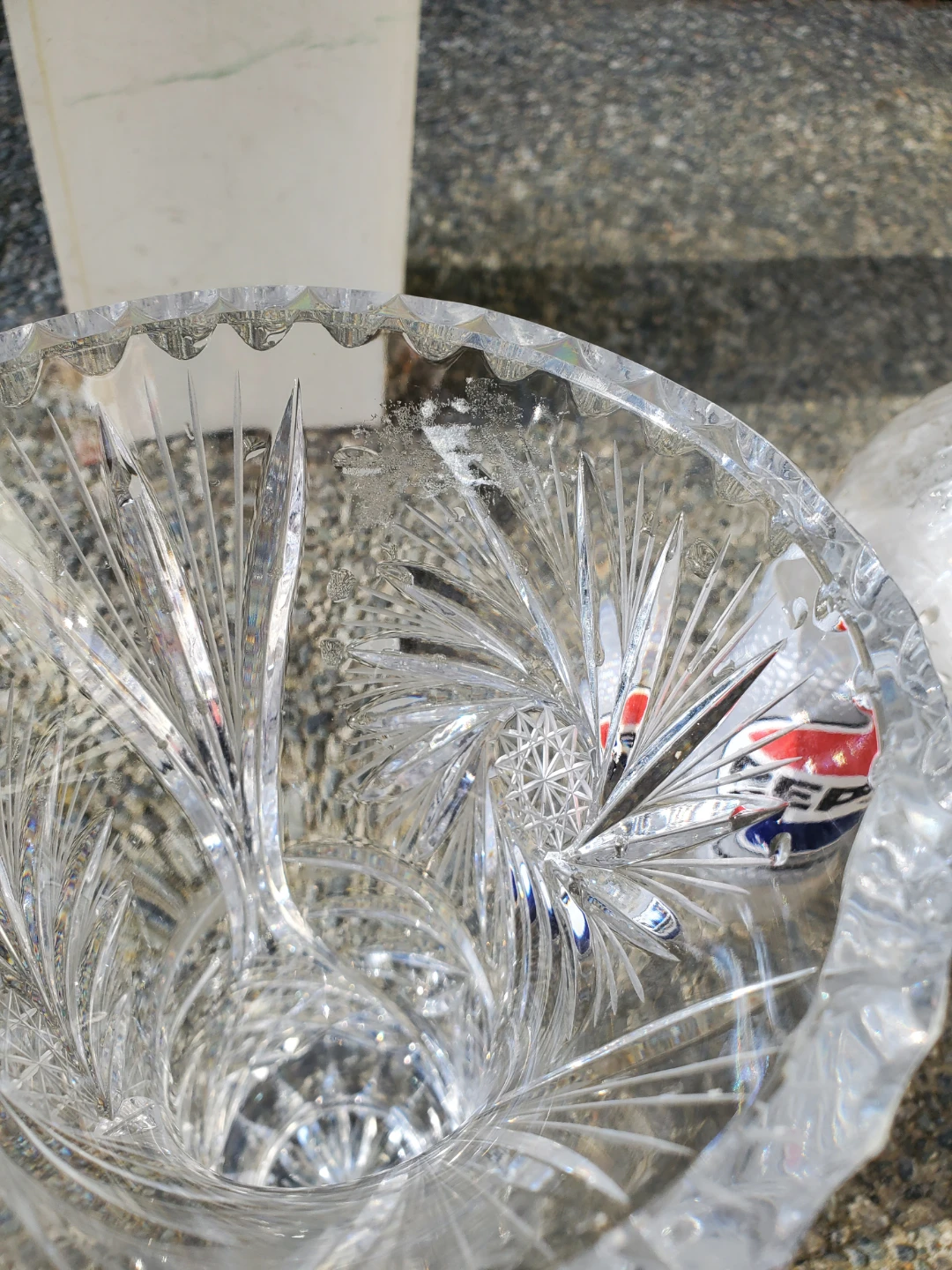 Cut Crystal Glass Vase - photo 4