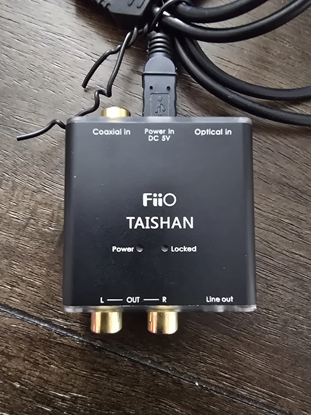 FiiO Taishan DAC, USB Power, Optical & RCA Cables