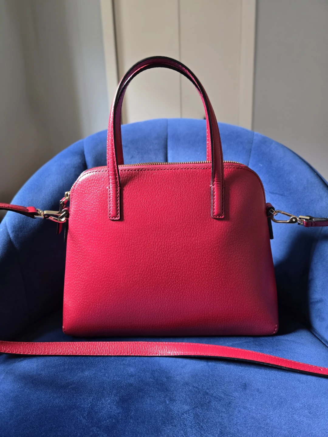 ⚽Kate Spade Red Crossbody Satchel Bag (Excellent Condition) - photo 2