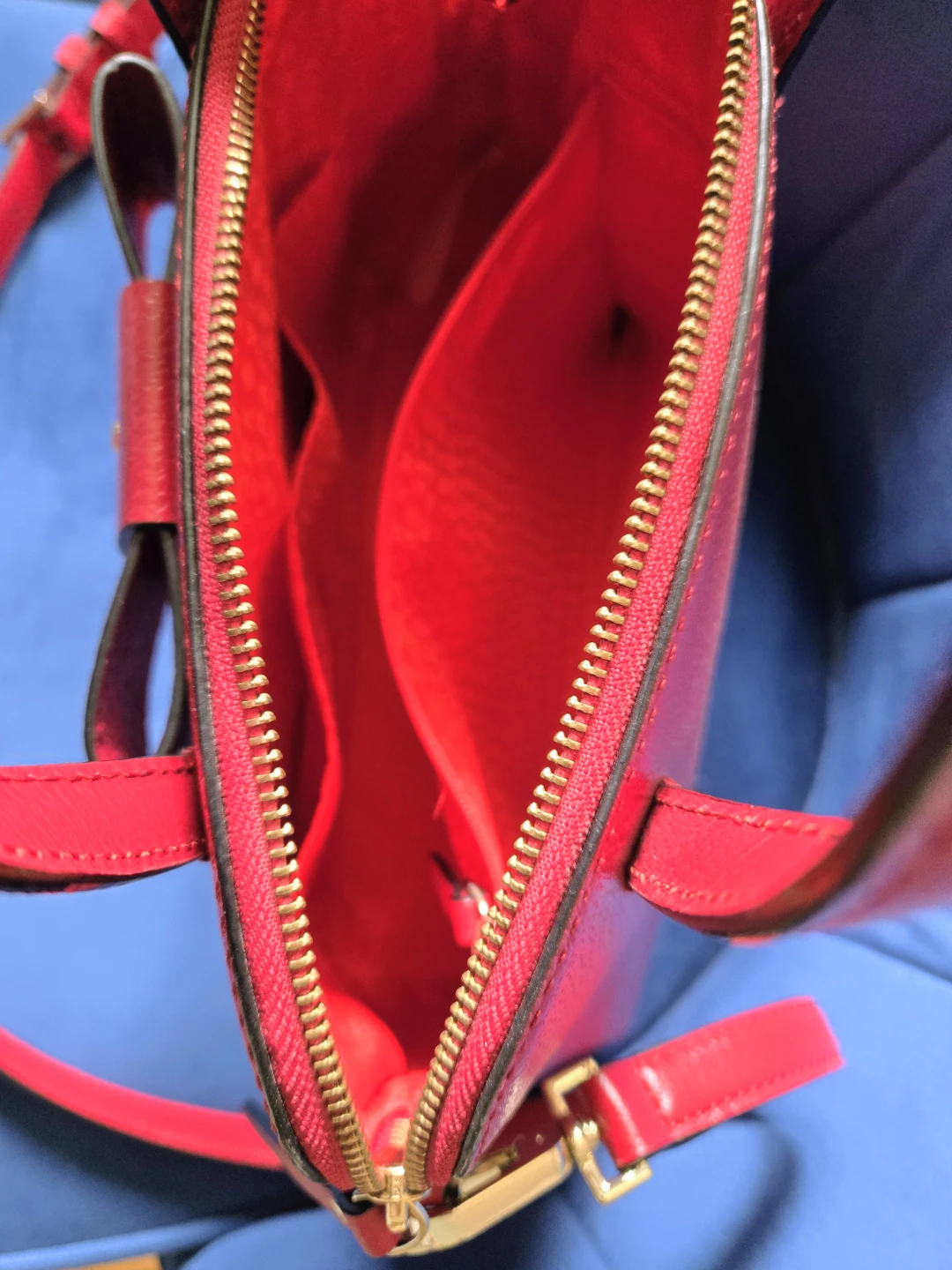 ⚽Kate Spade Red Crossbody Satchel Bag (Excellent Condition) - photo 4