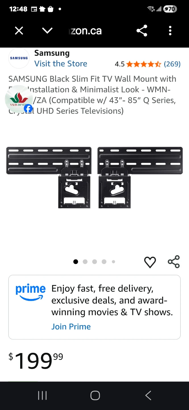 Ultra Slim TV Wall Mount - Supine S1801 - photo 3
