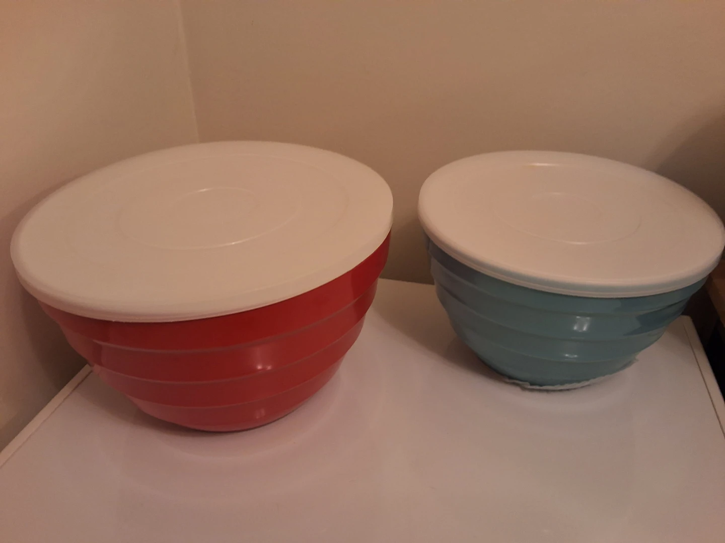 Set of 2 Mixing Bowls with Lids