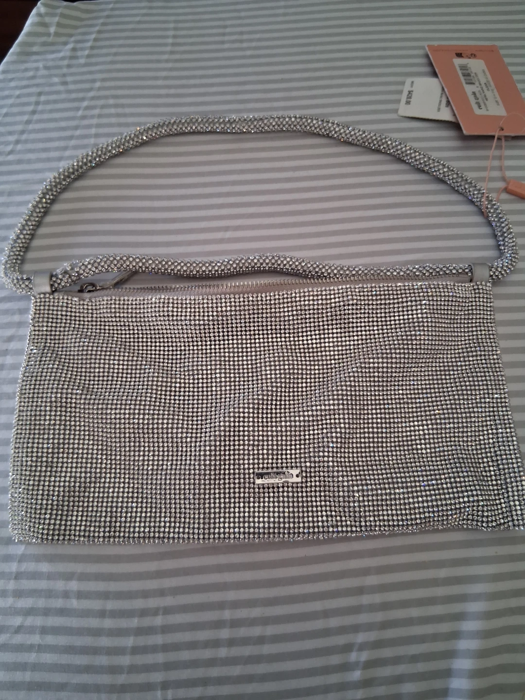 Cult Gaia Rhinestone Clutch Bag