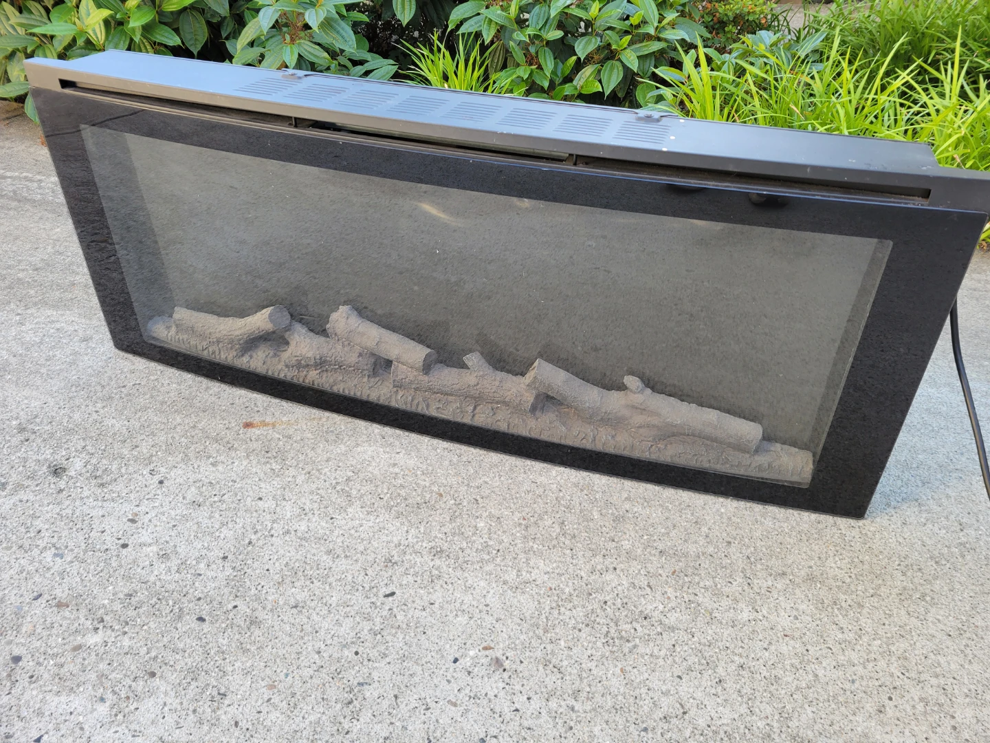 Twin-Star 48" Curved Electric Fireplace Insert - 1500W - photo 4