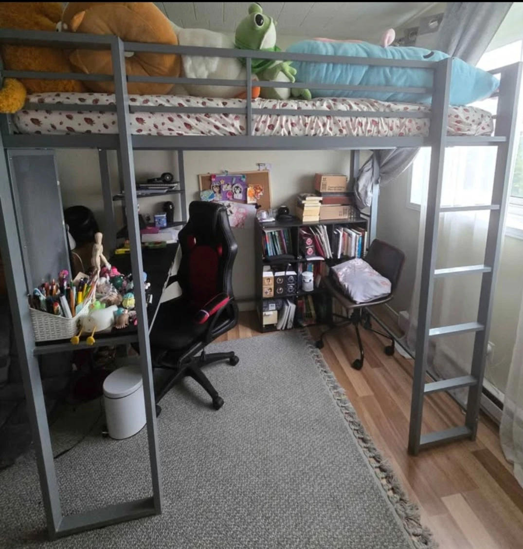 Loft Bed with Desk