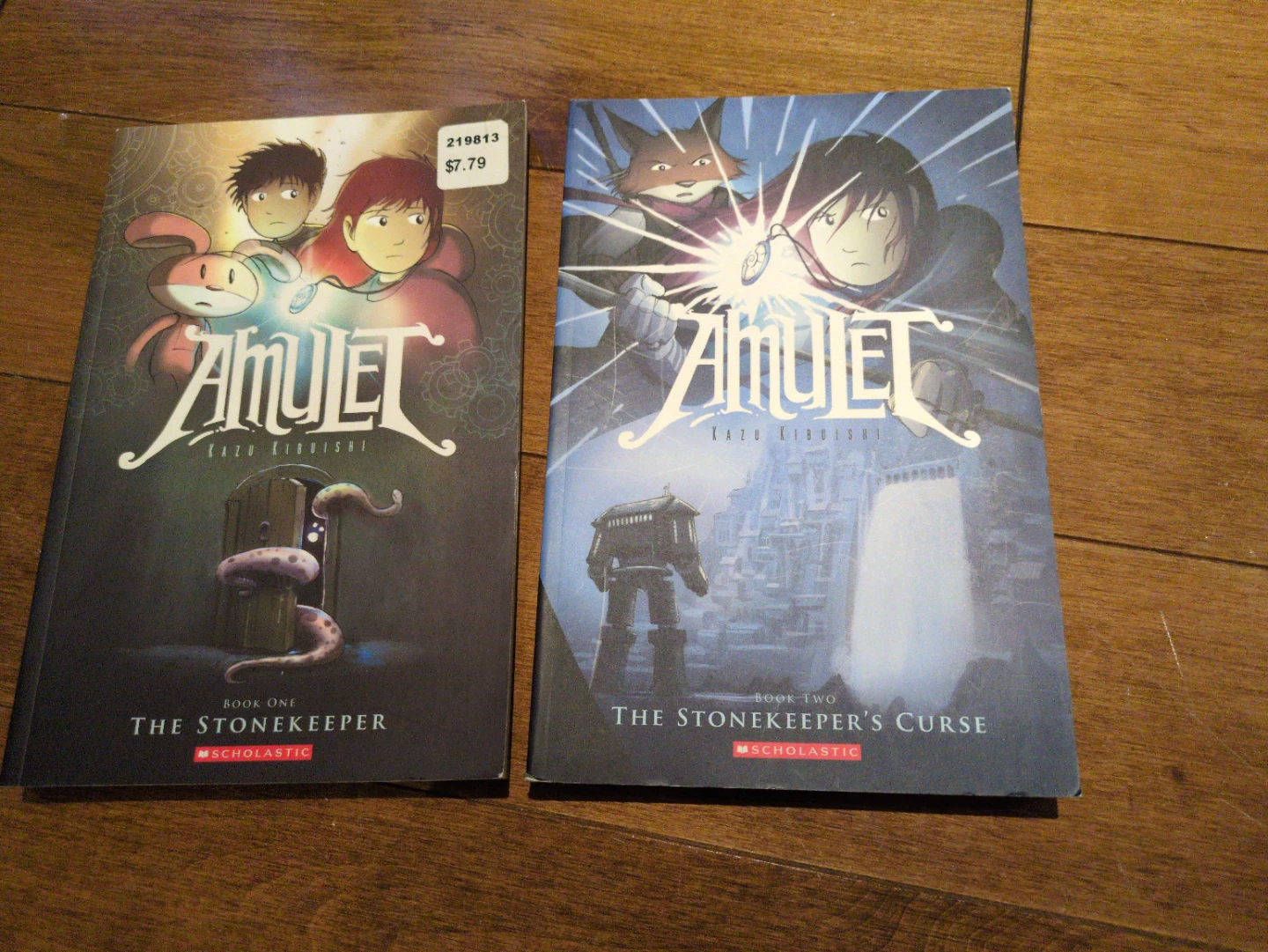 Amulet Books 1 & 2 by Kazu Kibuishi