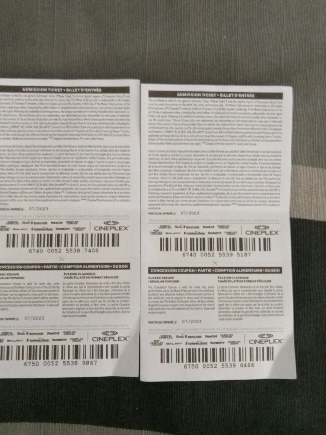 2 movie tickets with popcorn for $10.00 each - photo 2