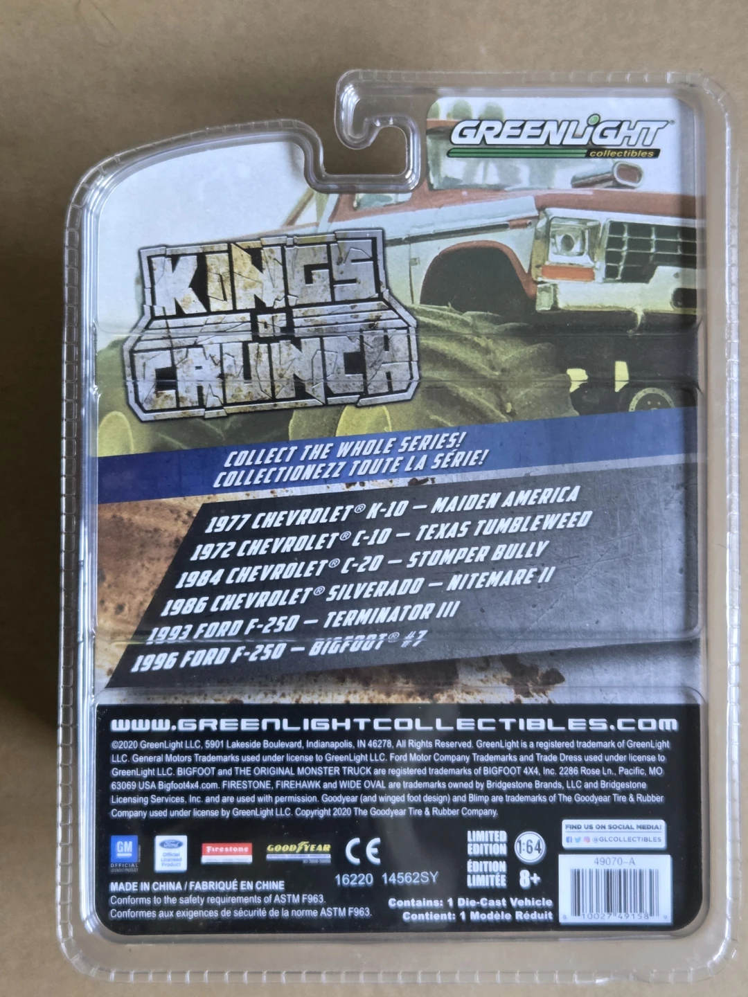 Greenlight Kings of Crunch 1977 Chevy K-10 Maiden America - photo 2