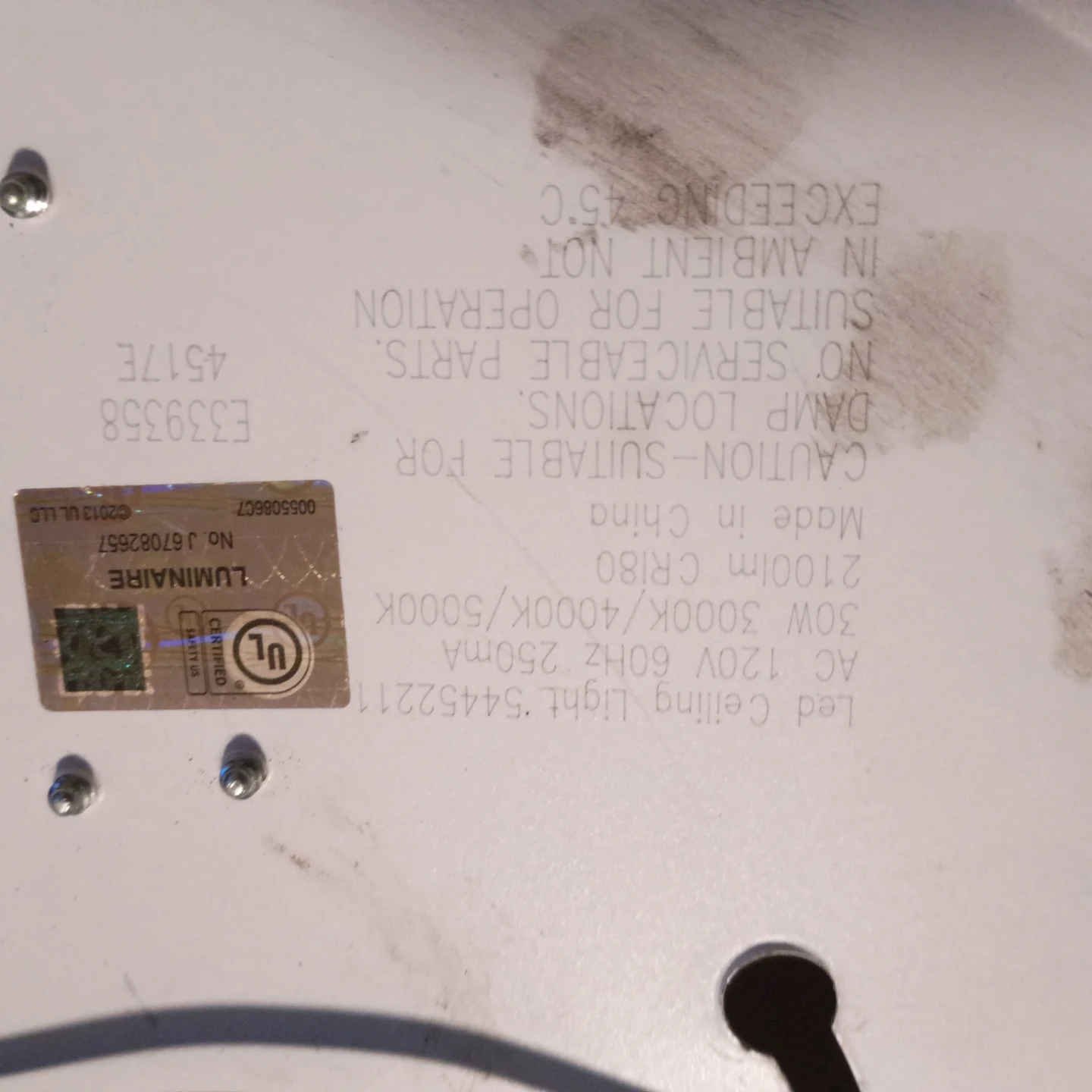 Luminaire LED Ceiling Light 30W 2100lm 3000K/4000K/5000K - photo 2