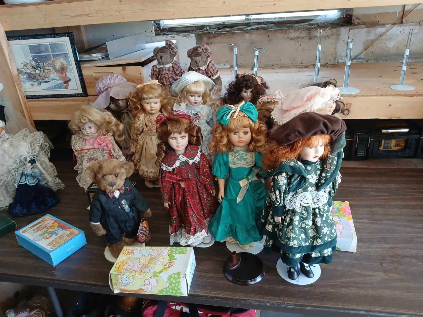 Collection of Porcelain Dolls