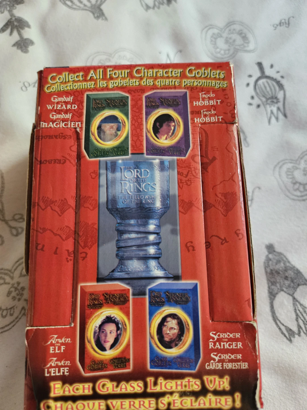 The Lord of the Rings Fellowship of the Ring Glass Goblet - photo 4