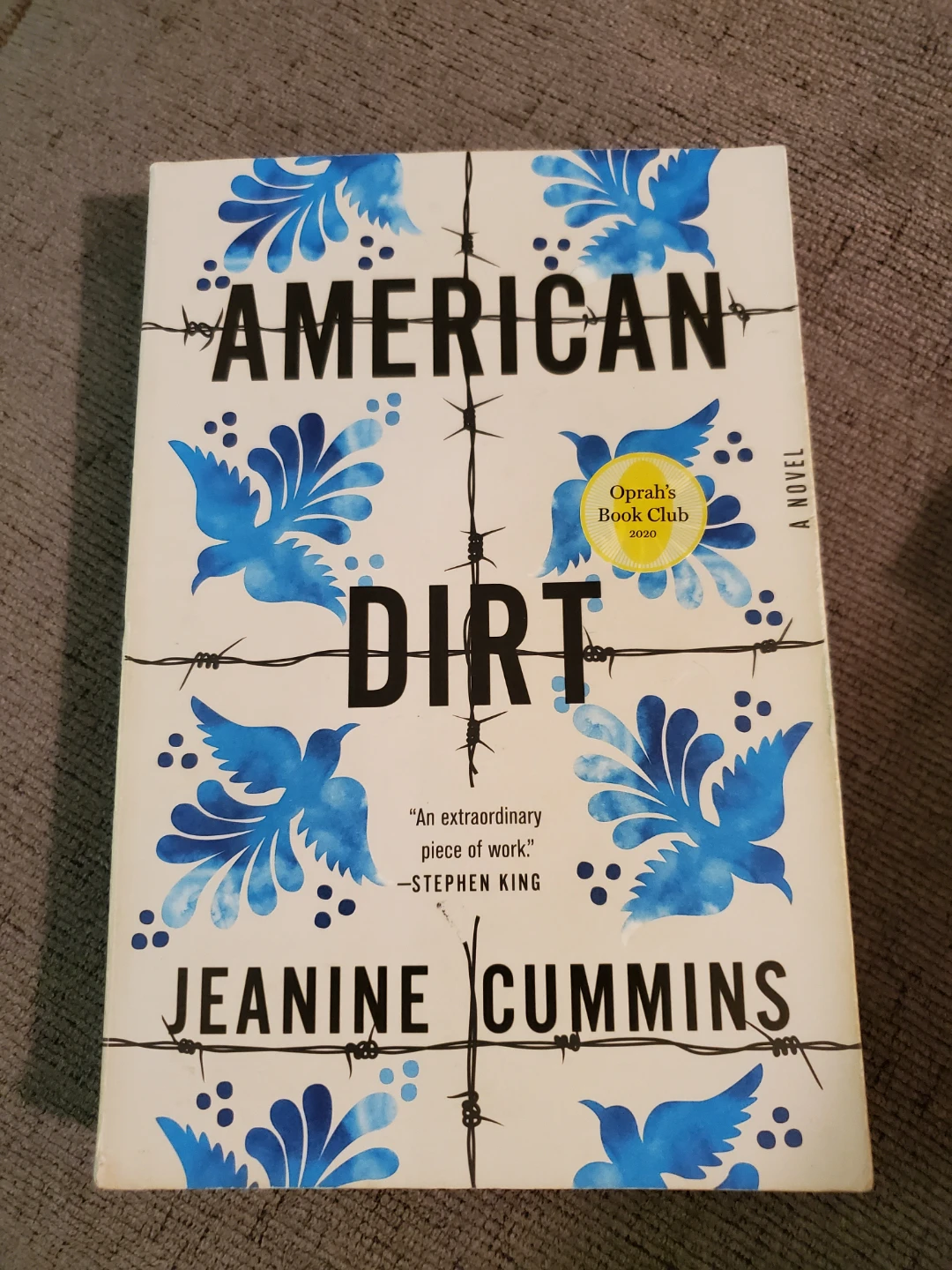 American Dirt by Jeanine Cummins ⚽
