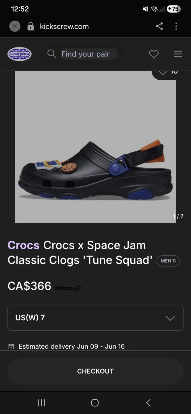 Crocs Classic Clogs x Space Jam Tune Squad
