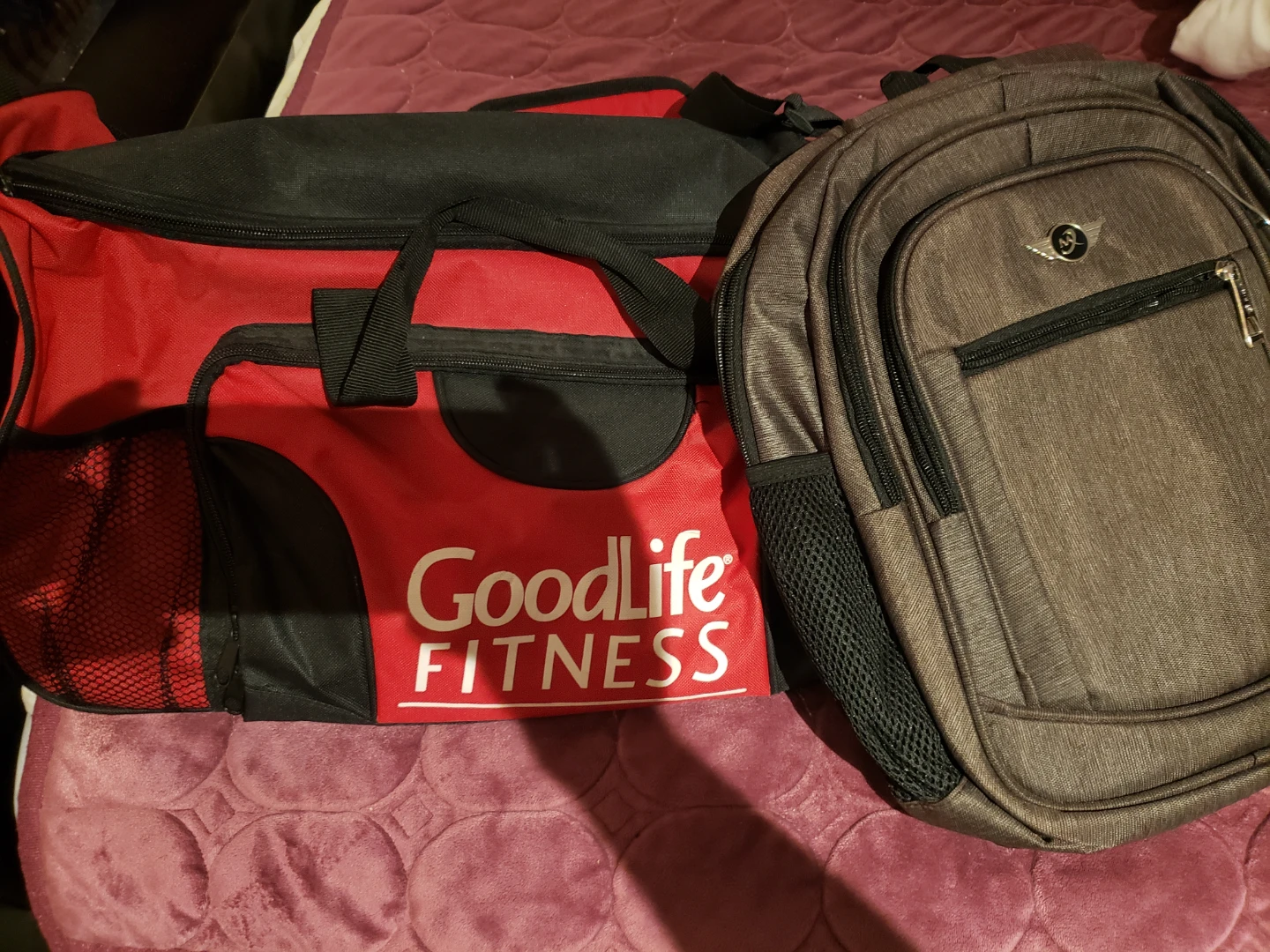 GoodLife Fitness Duffel Bag and Backpack