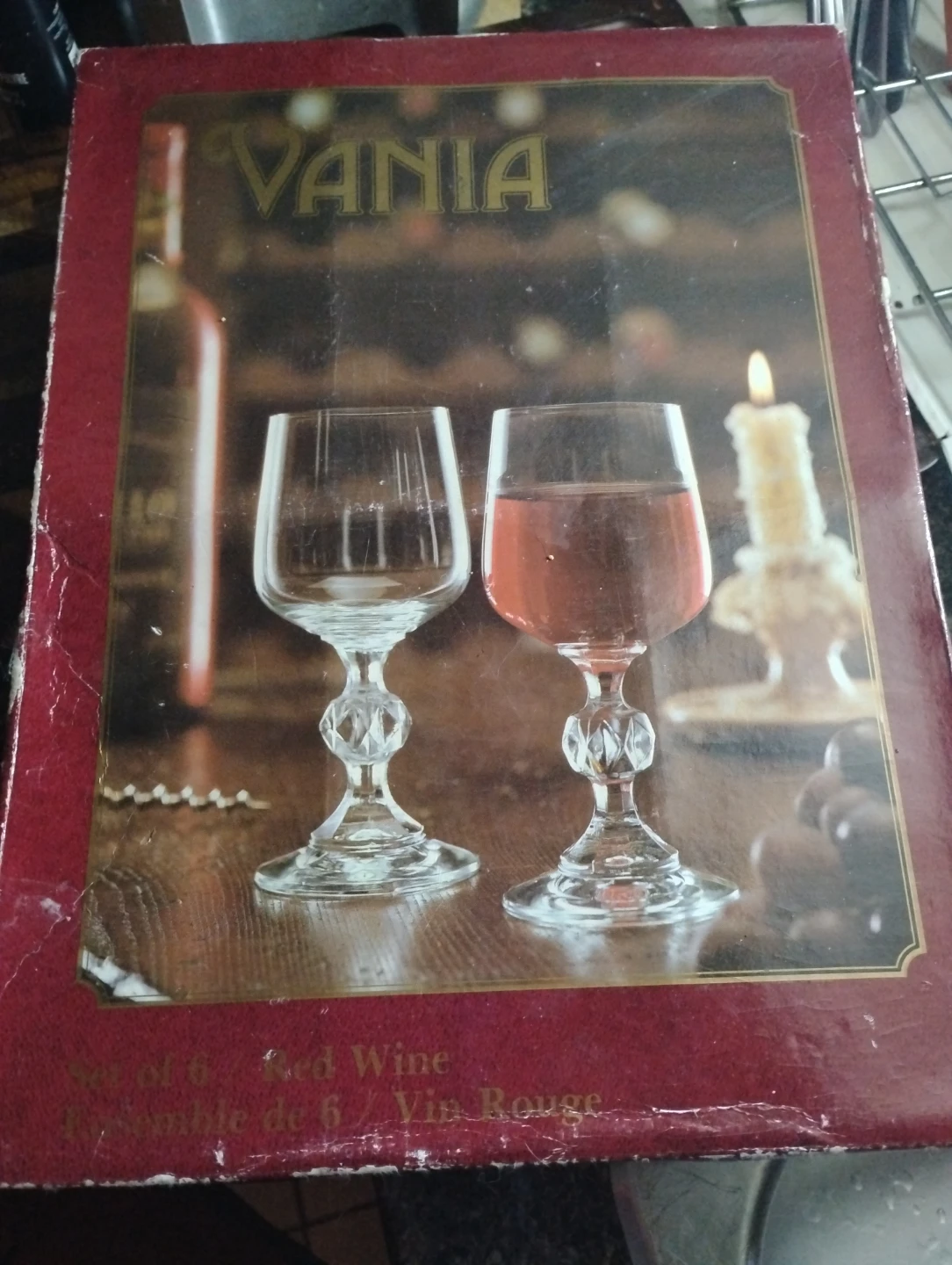 Vania Set of 6 Red Wine Glasses