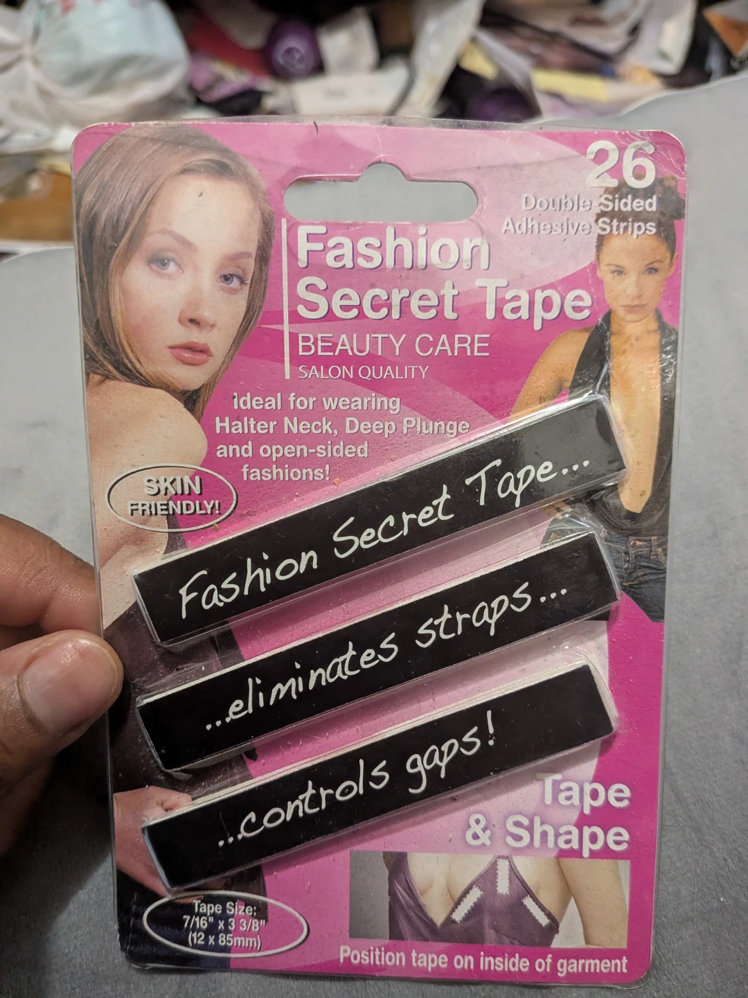 Fashion Secret Tape Double-Sided Adhesive Strips 26 Count